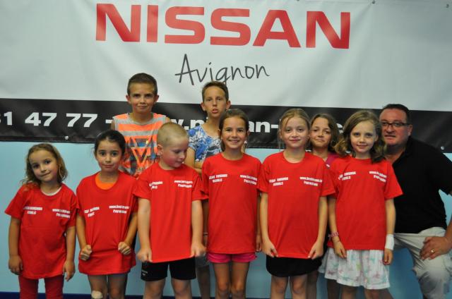 tee shirt sponsor pour les baby ping